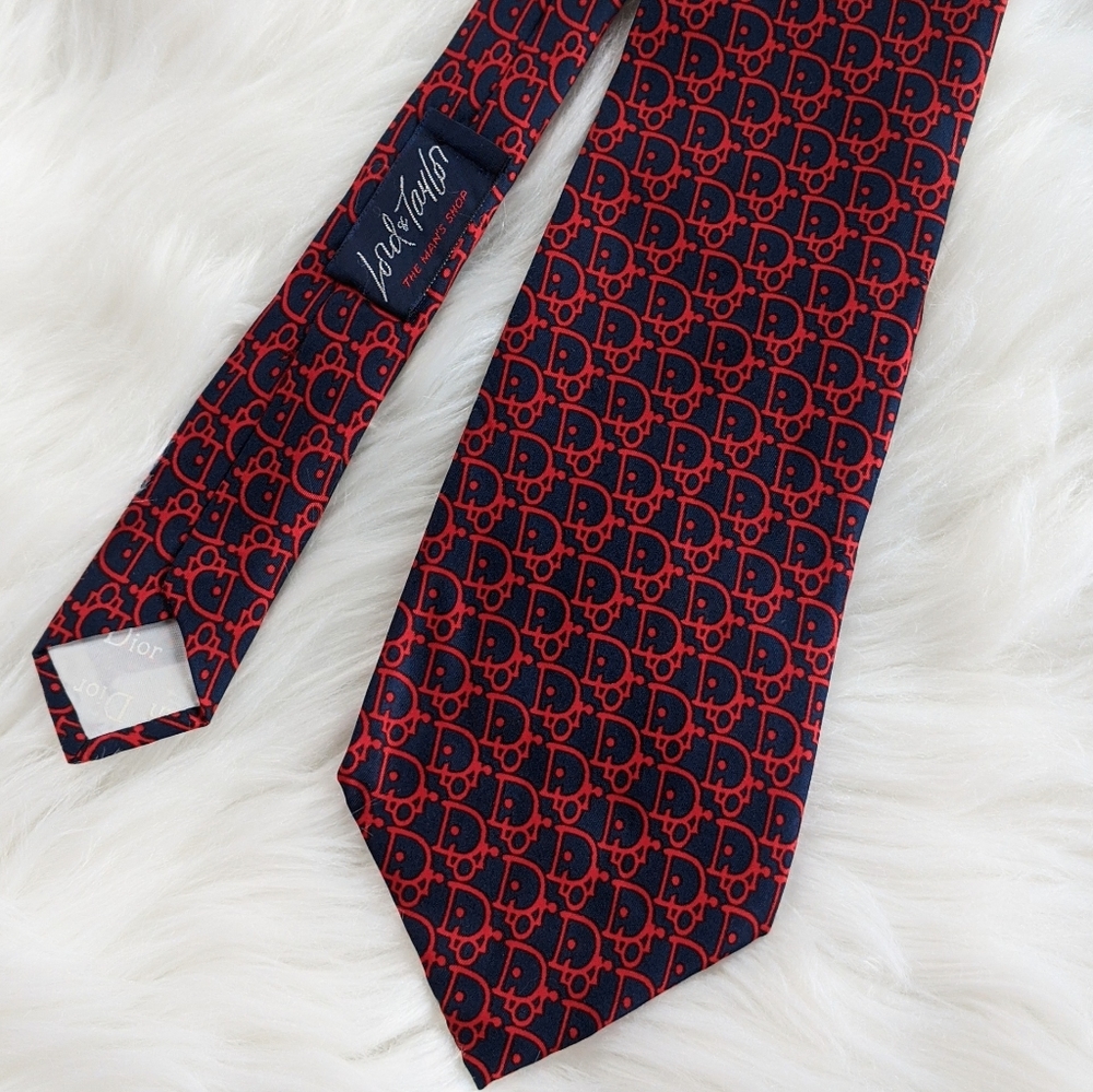 Dior Trotter Monogram Necktie Tie